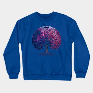 Pink Tree of Life Crewneck Sweatshirt